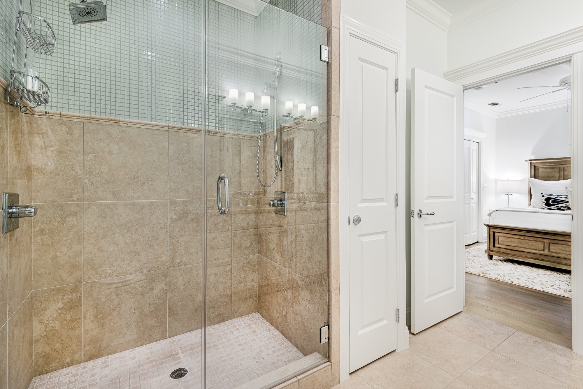 Walk-in shower primary bath 59 W Water Street